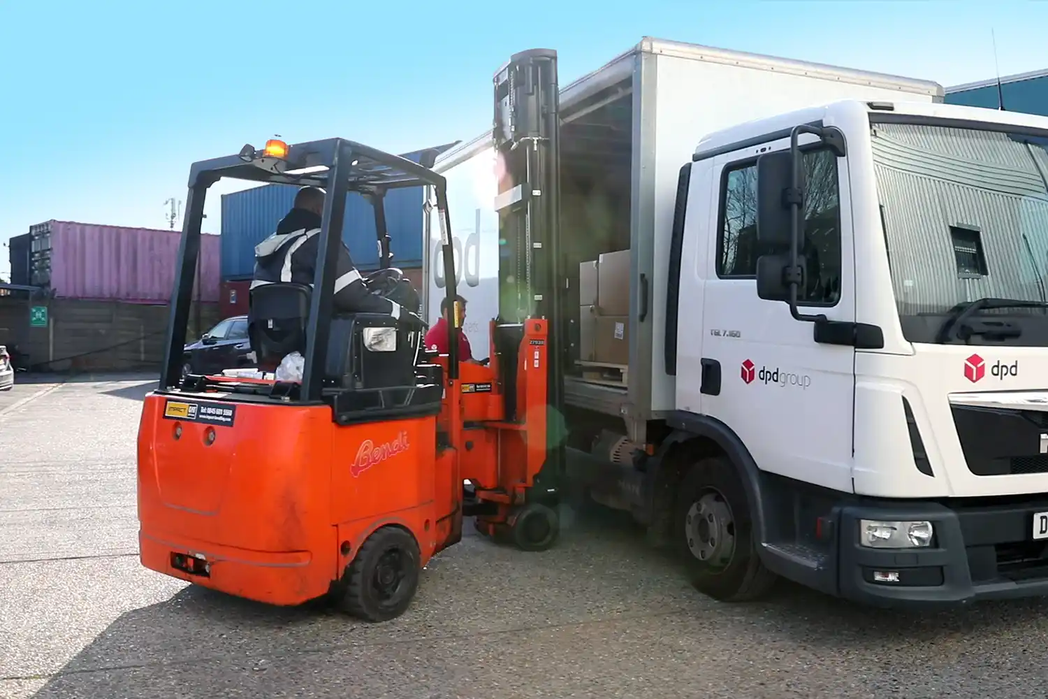 Noble Luxury packaging - Secure loading of custom boxes onto the transport van